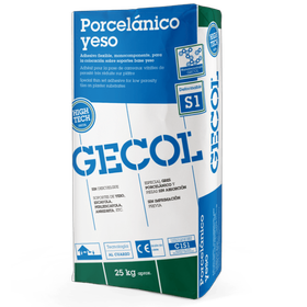 GECOL Porcelánico yeso