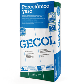 GECOL Porcelánico yeso