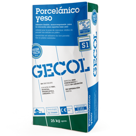 GECOL Porcelánico yeso