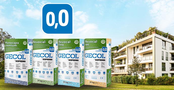 GECOL presenta sus nuevos morteros 0,0 para el revestimiento de fachadas