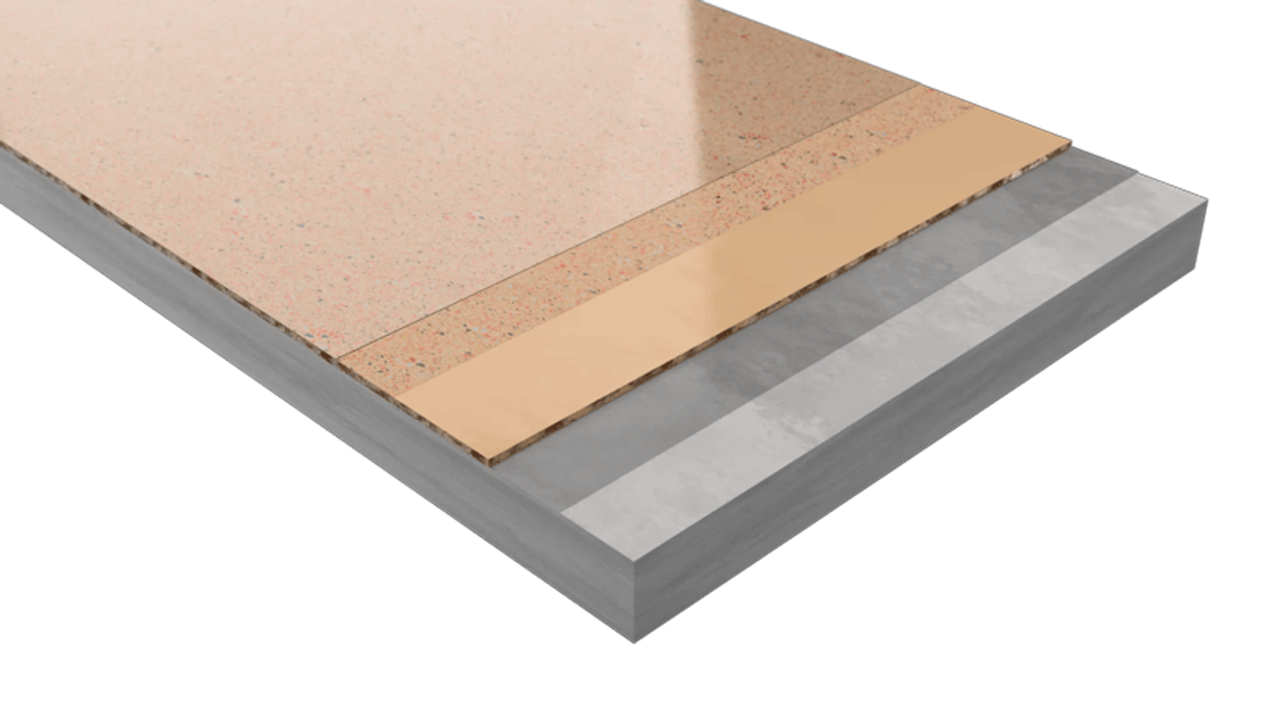 Sistema GECOLFLOOR Multilayer Flakes
