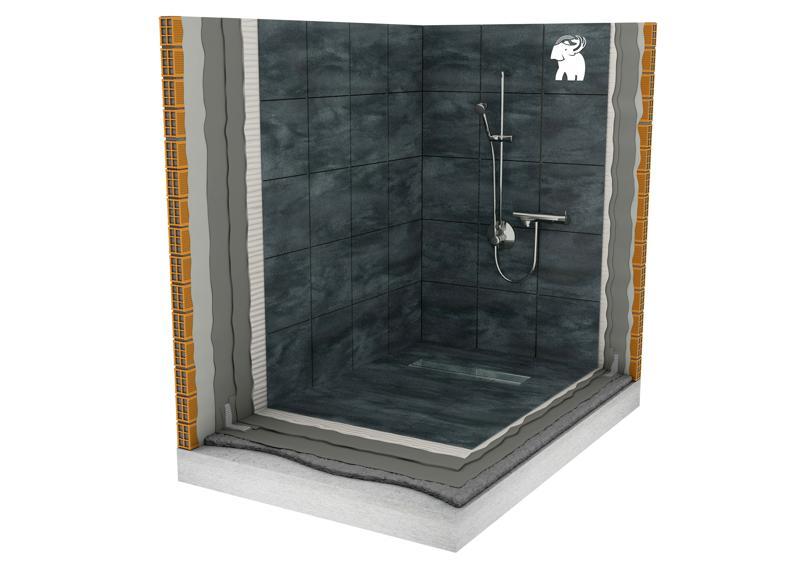 IMPERMEABILIZACIÓN DE BAÑOS, VESTUARIOS O ZONAS HÚMEDAS CON MORTERO ELÁSTICO (L1C)