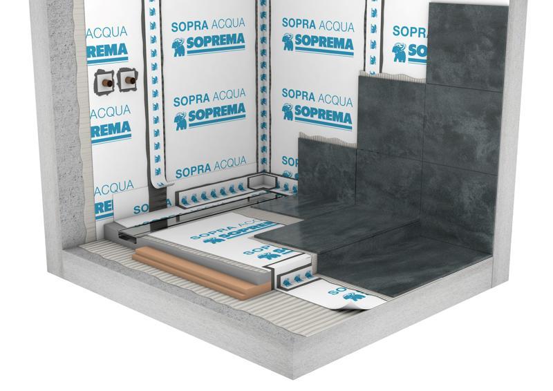 IMPERMEABILIZACIÓN DE BAÑOS, VESTUARIOS O ZONAS HÚMEDAS CON LÁMINA SINTÉTICA TRI-CAPA (S1C)